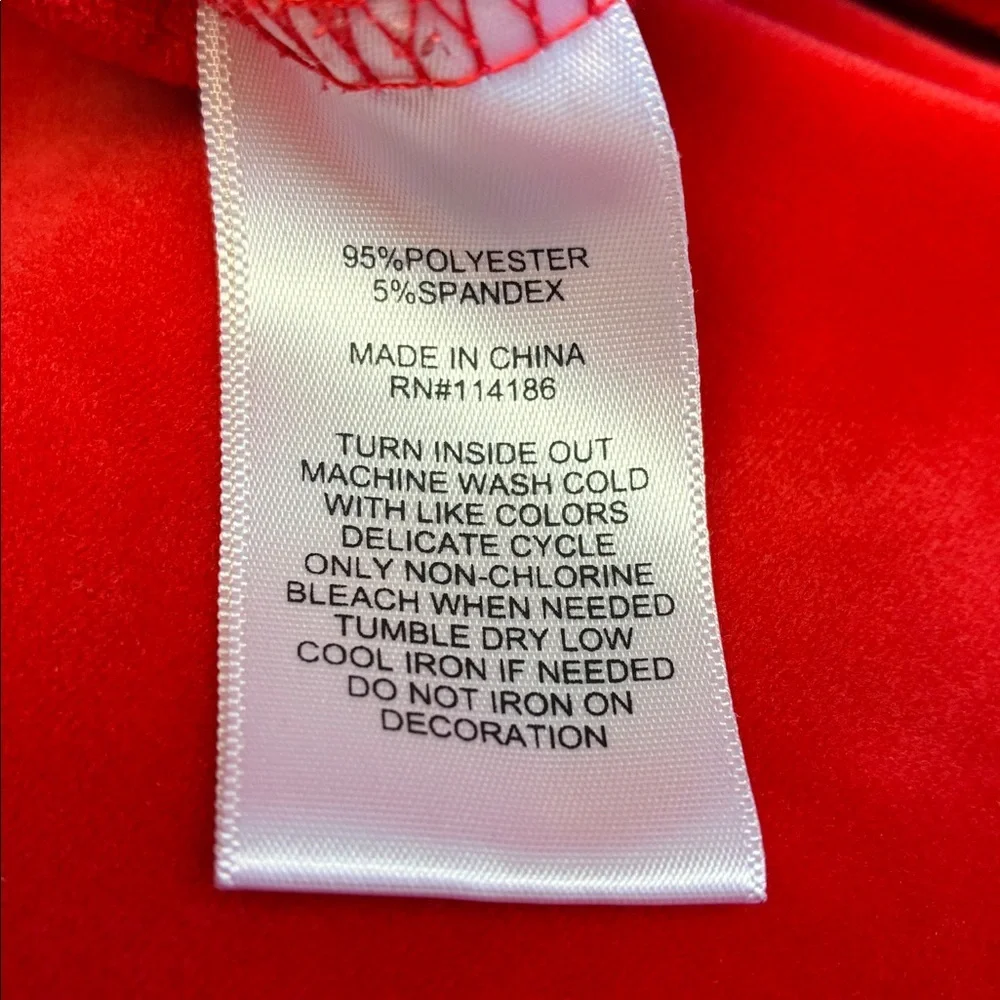 Juicy Couture SET Red Velour Zip Up Jacket Flare Pants Glittering Crown S Y2K - Picture 13 of 13